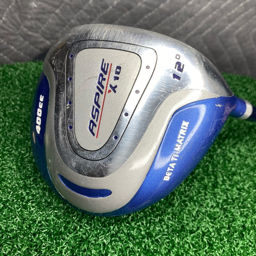 Aspire Ladies Flex X10 3 Iron Golf Club Beta Ti Matrix 12° Degree 400cc Graphite